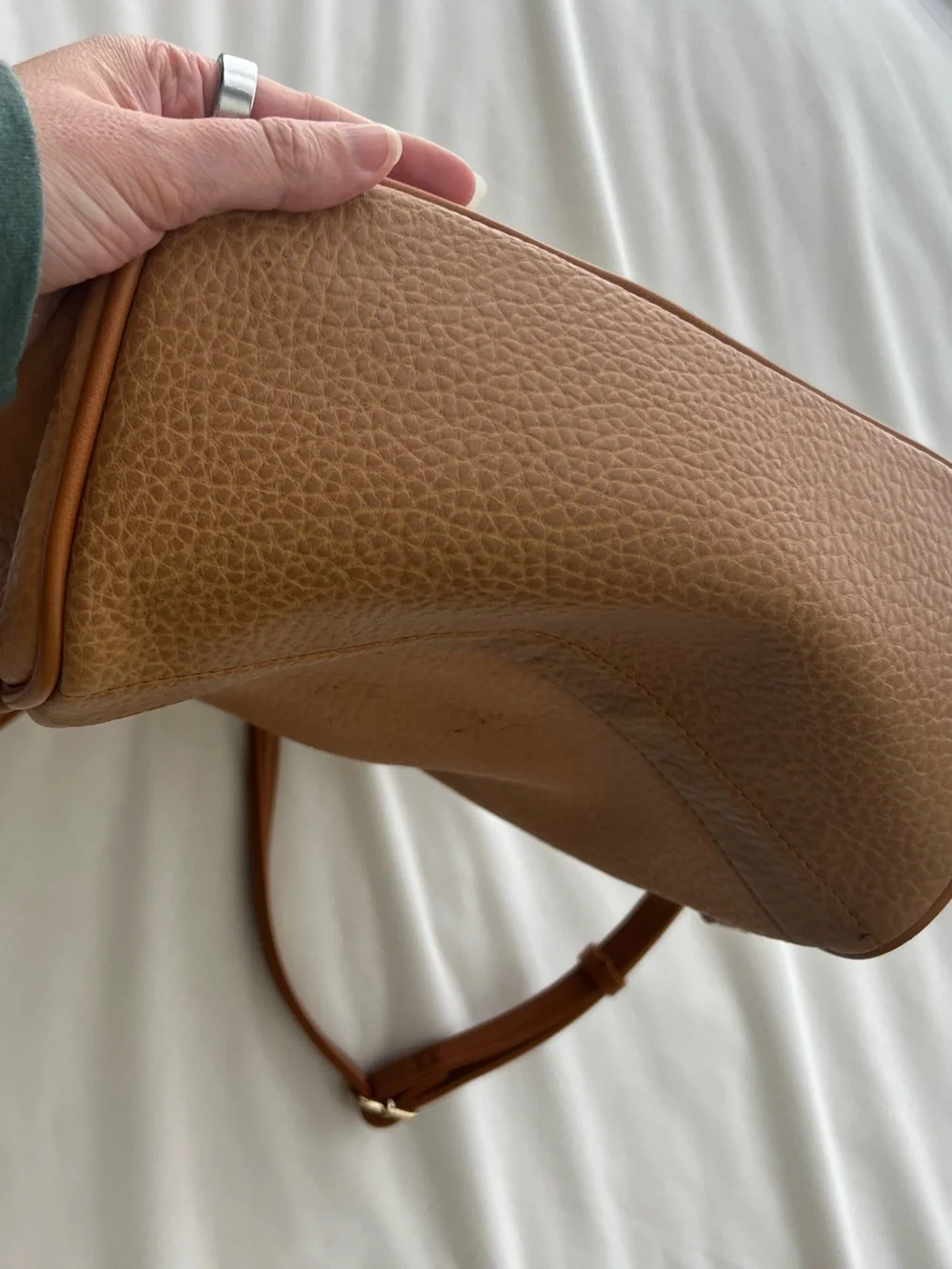 Urban Originals Tan Backpack w many pockets
